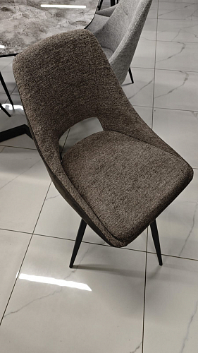 Стул на металлокаркасе Avianus вращающийся коричневый / черный из шоурума 3